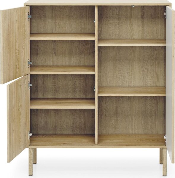 Komoda, barva: dub Cremona, rozměry: 103,5 x 121,8 x 39,5 cm