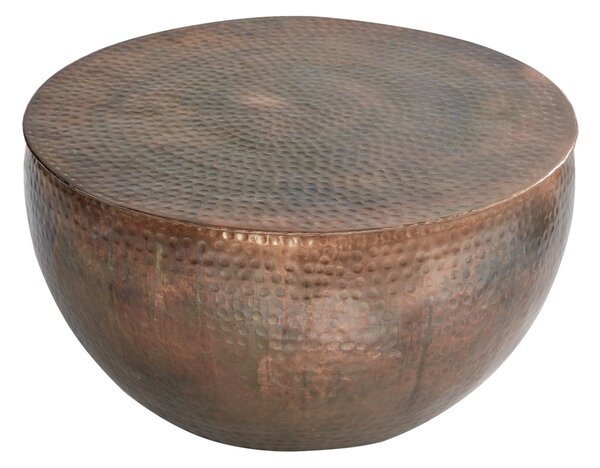 Konferenční stolek HAMMES II. 60 cm - skvrnitá měděná