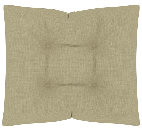 Poduška na nábytek z palet - krémová | 60x61x10 cm