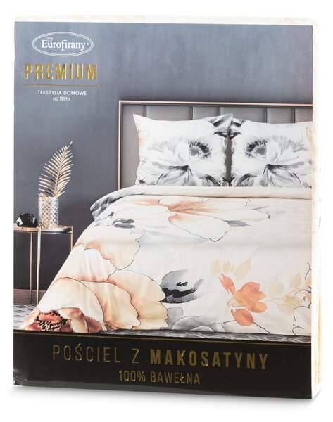 MAKOSATENOVÉ POVLEČENÍ PREMIUM19 200X220 CM, 2KS 70X80 CM KVĚTY