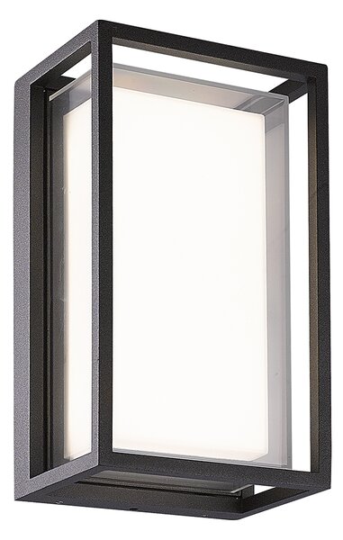 Mantra 7062 Chamonix, stropní/nástěnné venkovní svítidlo, 9W LED 3000K, šedá, 23,8x13,8cm, IP65