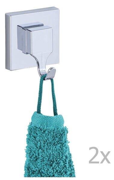 Sada 2 samodržících háčků Wenko Vacuum-Loc, nosnost až 33 kg