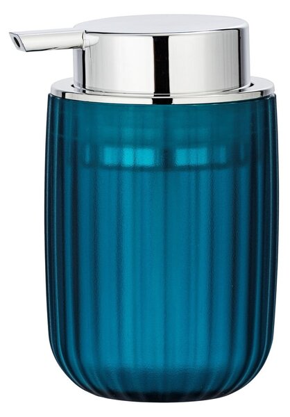Petrolejově modrý dávkovač mýdla Wenko Agropoli Frost, 250 ml