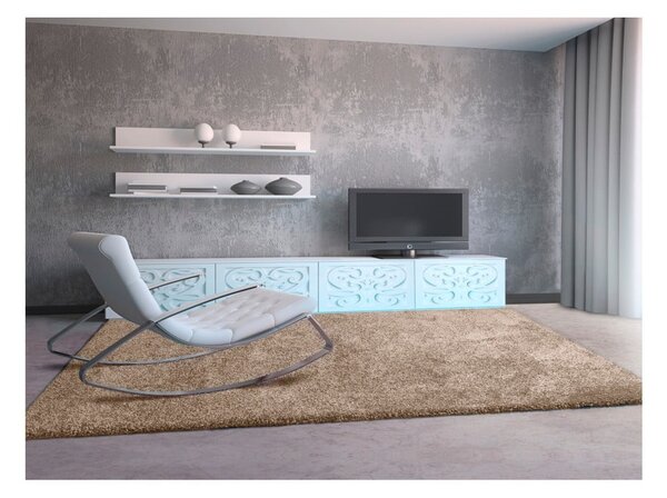 Světle hnědý koberec Universal Aqua Liso, 100 x 150 cm
