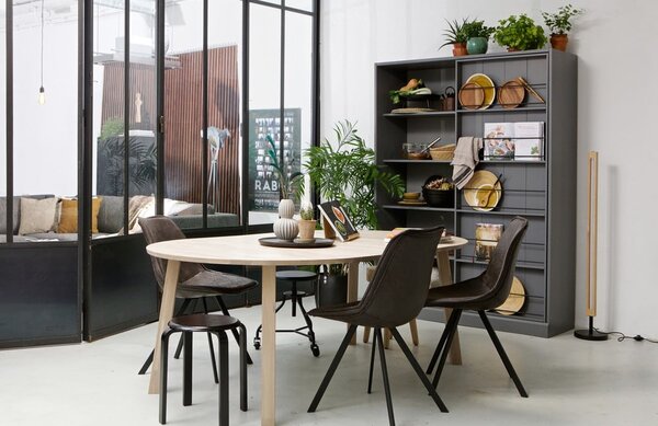 Rozkládací jídelní stůl WOOOD Lange, ⌀ 120 cm