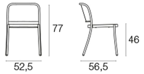 EMU designové zahradní židle Café Chair