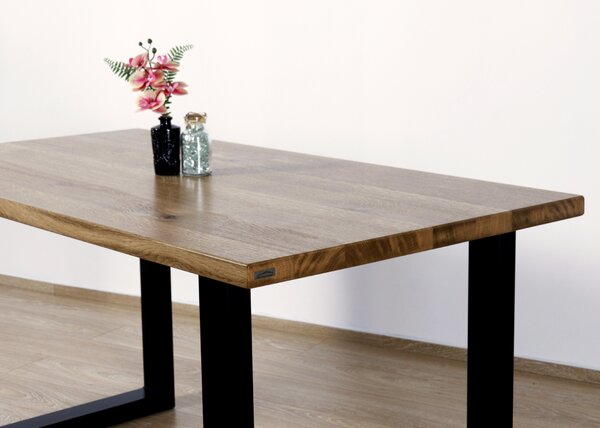 Morawood Jídelní stůl Palermo Barva desky: Medová, Rozměr desky: 700x1200(mm), Úprava hrany: Přírodní