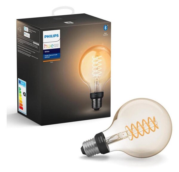 LED Stmívatelná žárovka Philips Hue WHITE FILAMENT G93 E27/7W/230V 2100K