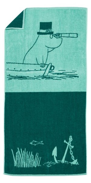 Ručník Moomin Moominpappa Arabia 70x140 zelený
