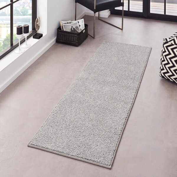 Světle šedý běhoun Hanse Home Pure, 80 x 200 cm