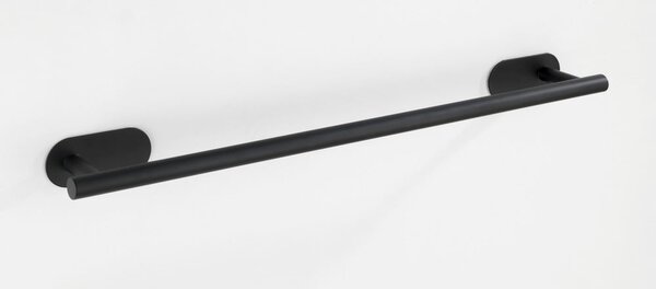 Matně černý nástěnný držák na ručníky z nerezové oceli Wenko Orea Rail Turbo-Loc®