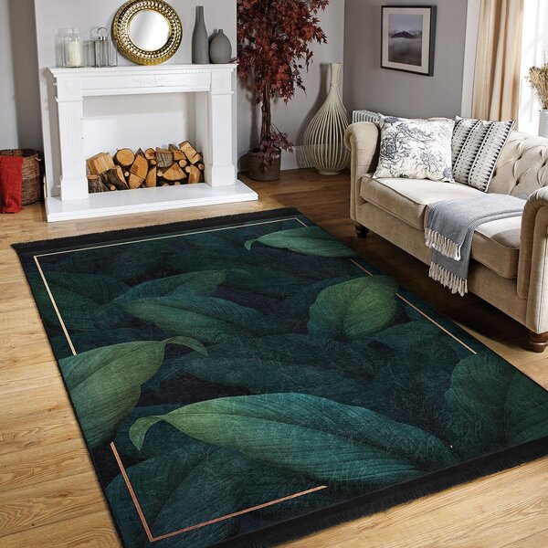 Pratelný koberec v petrolejové barvě 80x150 cm Unique – Mila Home
