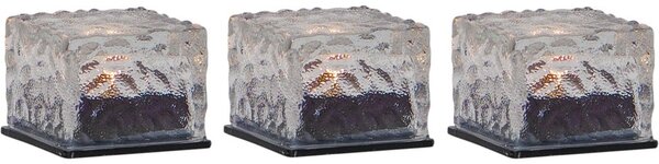 Venkovní solární LED svíčky v sadě 3 ks (výška 5,5 cm) Icecube – Star Trading