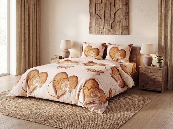 Povlečení z mikrovlákna HEART NEST vzorované Rozměr povlečení: 70 x 80 cm | 140 x 200 cm