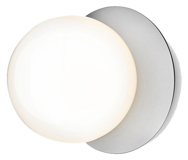Nuura - Liila 1 Nástěnné Svítidlo Lamp/Stropní Lampa Light Silver/Opal White - Lampemesteren