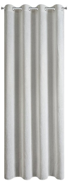 ZÁVĚS NA KROUŽCÍCH ABBY 140x270 CM PŘÍRODNÍ