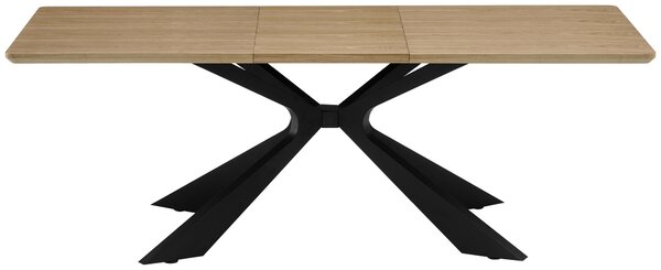 JÍDELNÍ STŮL, černá, barvy dubu, 160-210/90/76 cm P & B - Jídelní stoly, Online Only
