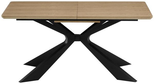 JÍDELNÍ STŮL, černá, barvy dubu, 160-210/90/76 cm P & B - Jídelní stoly, Online Only