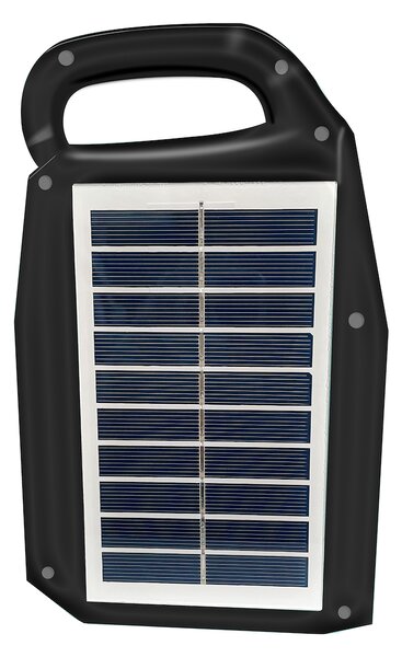Multifunkční solární LED lampa s reproduktorem a powerbankou Kemp