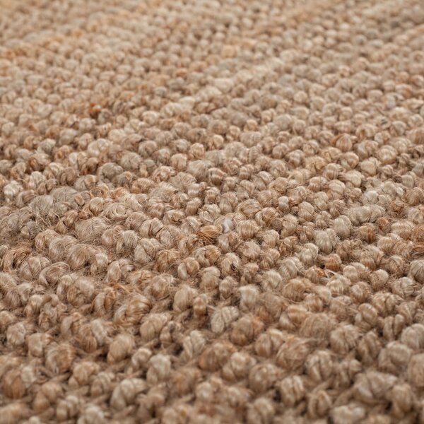 Hnědý jutový koberec Flair Rugs Jute, 160 x 230 cm