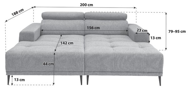 POHOVKA BIG SOFA, textil, tmavě zelená Livetastic - Pohovky, Online Only