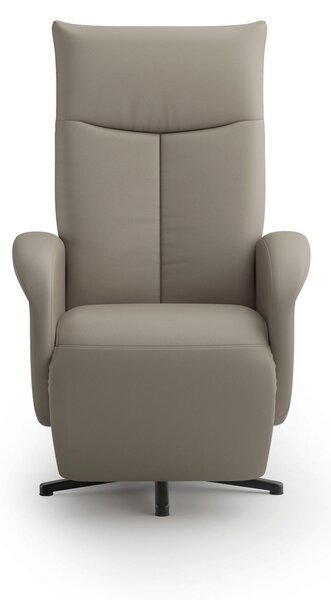 RELAXAČNÍ KŘESLO, kůže, šedá Sit & More - Online Only křesla & taburety, Online Only