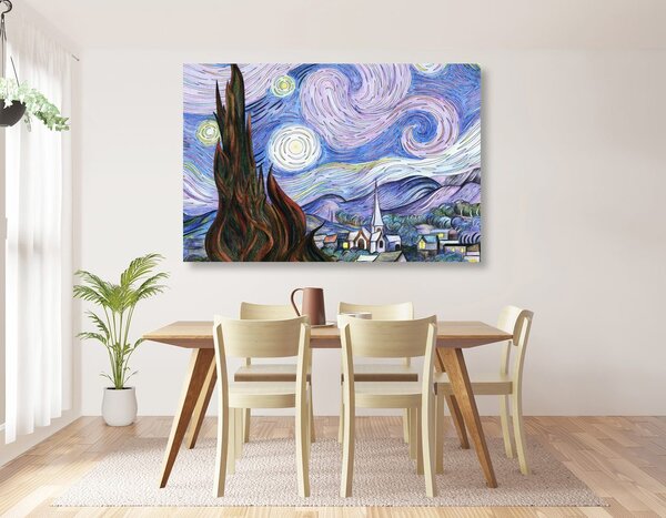 Obraz reprodukce Hvězdná noc - Vincent van Gogh