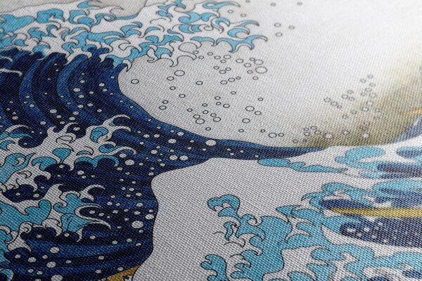 Obraz reprodukce Velká vlna z Kanagawa - Kacušika Hokusai