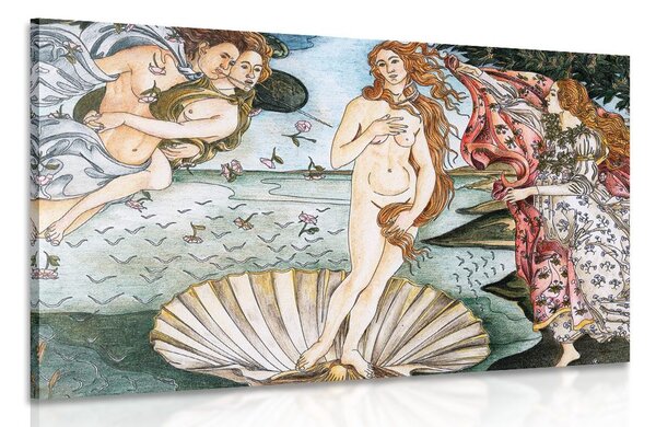 Obraz reprodukce Zrození Venuše - Sandro Botticelli