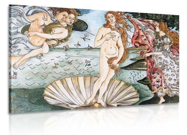 Obraz reprodukce Zrození Venuše - Sandro Botticelli
