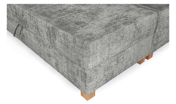 Postel Selero 160 x 200 cm, šedá