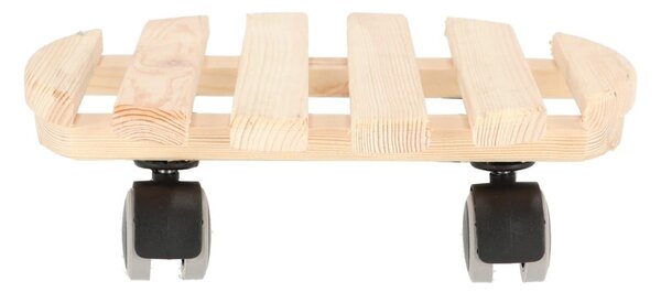 Dřevěný pojízdný podstavec pod květináč ø 29 cm (výška 8 cm) Indoor – Esschert Design