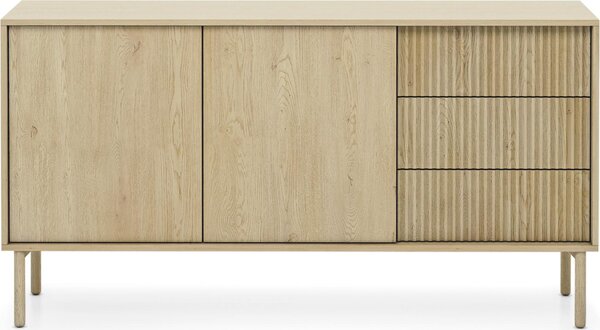 Komoda, barva: dub Cremona, rozměry: 153,5 x 79,8 x 39,5 cm