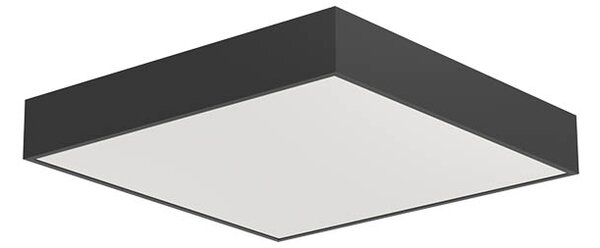 Arelux PXQU01CCT SBK Xpill Square, černé stropní svítidlo, 40W LED 3000/4000/6000K, 40x40cm