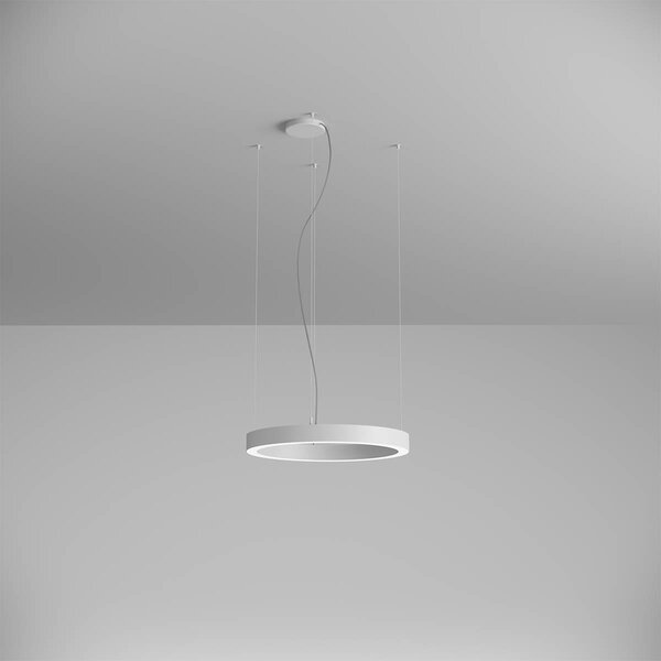 Arelux AM01WW SWH Xambit, bílé závěsné kruhové svítidlo, 38W LED 3000K, prům. 60cm