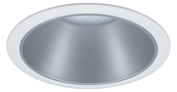 Paulmann 93398 Cole, bodovka v bílo-stříbrné úpravě, 1x10Wmax GU10, prům. 8,8cm, IP23