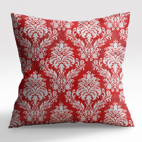 Ervi povlak na polštář bavlněný - ornament červený