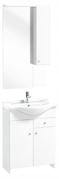 Koupelnová skříňka s umyvadlem a zrcadlem Deftrans 106-Z-06501+1522