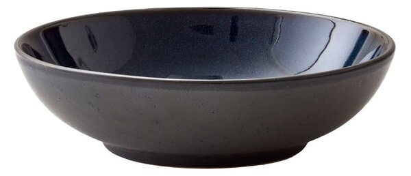 Černá/modrá miska z kameniny 1 l Gastro Dark Blue/Black – Bitz