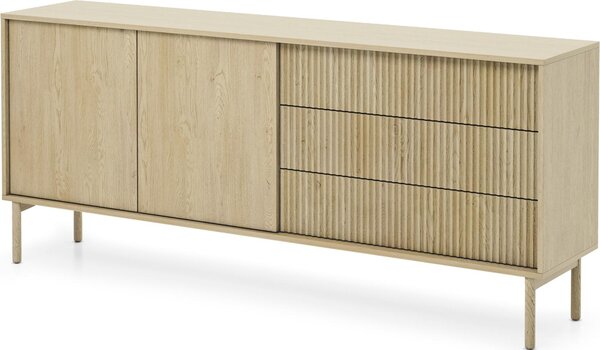 Komoda, barva: dub Cremona, rozměry: 187, 1 x 79, 8 x 39, 5 cm