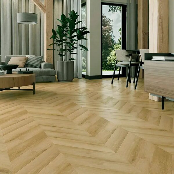 Vinylová plovoucí podlaha Afirmax Chevron 41592 Tuscon Oak 1,44 m²