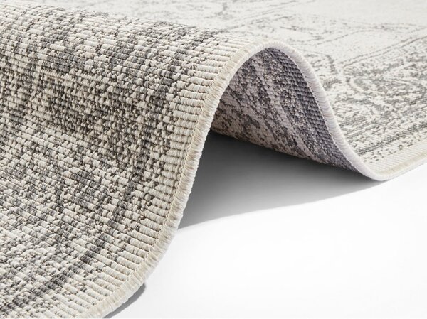Šedo-krémový venkovní koberec NORTHRUGS Borbon, 120 x 170 cm