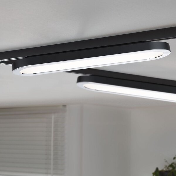 Paulmann 96920 Loop, LED panel pro Urail system, 7W LED 2700K, matná černá, délka 38cm
