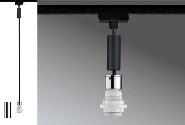 Paulmann 96919 2Easy Basic, závěs pro systém Urail, 1x20W E27, matná černá