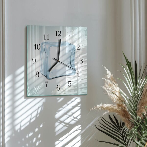 Skleněné hodiny na stěnu Led zskc-30x30-00178016