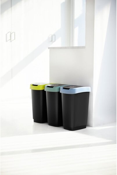 Odpadkový koš z recyklovaného plastu 25 l Twist - Rotho