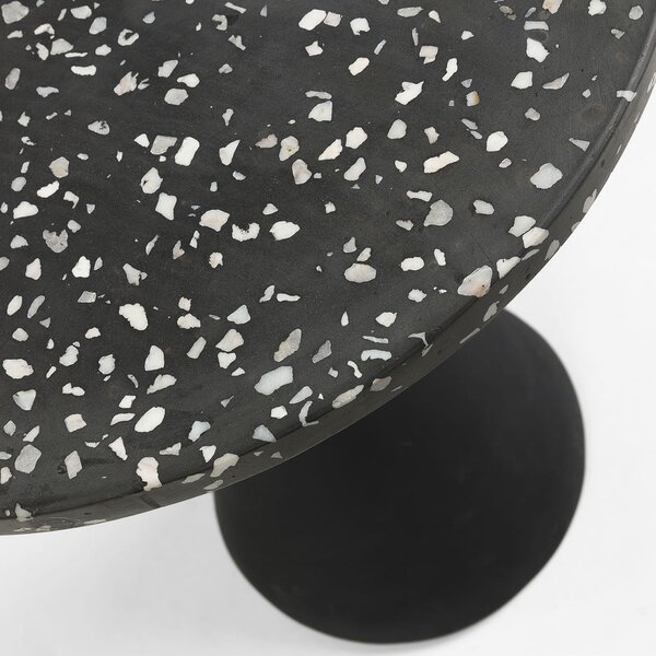 Kulatý zahradní stolek s terrazzo deskou ø 40 cm Melano – Kave Home