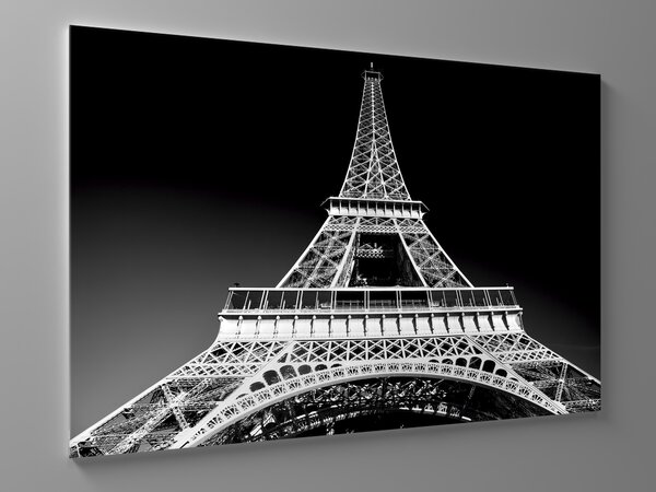 Liox Černobílý obraz Eiffelova věž Rozměr: 100 x 65 cm