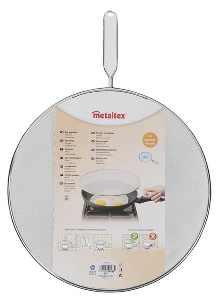 Ochranné síto na pánev Metaltex Frittata, ⌀ 33 cm