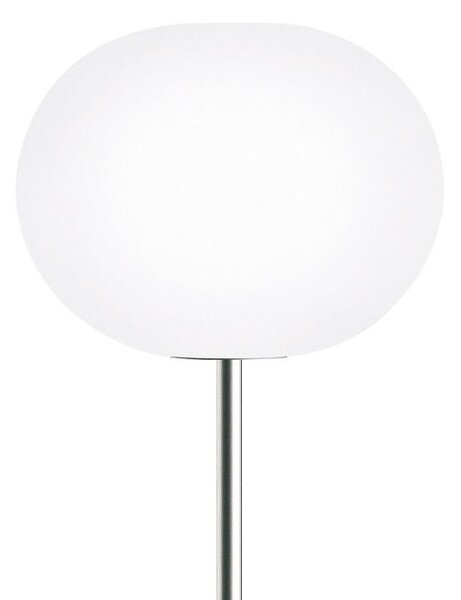 Flos F3032020 Glo-Ball F2, stojací lampa z triplexového skla se stmívačem, stříbrná, 1x150W E27, výška 175cm